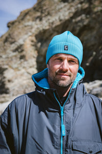 C-Skins Unisex Storm Chaser Thermal Neoprene Swim/Watersports Beanie (Teal Blue)(2mm)