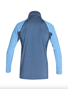 C-Skins Junior Rash X Long Sleeve UPF 50+ Rash Vest (Indigo/Blue/Cyan)