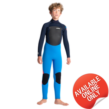 Load image into Gallery viewer, C-Skins Junior Unisex Legend 5/4/3mm GBS Steamer Wetsuit (Cyan/Slate/Multi)
