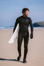 Load image into Gallery viewer, C-Skins Men&#39;s NuWave Legend 5/4/3mm Back Zip GBS Steamer (Black/Neon Flare)
