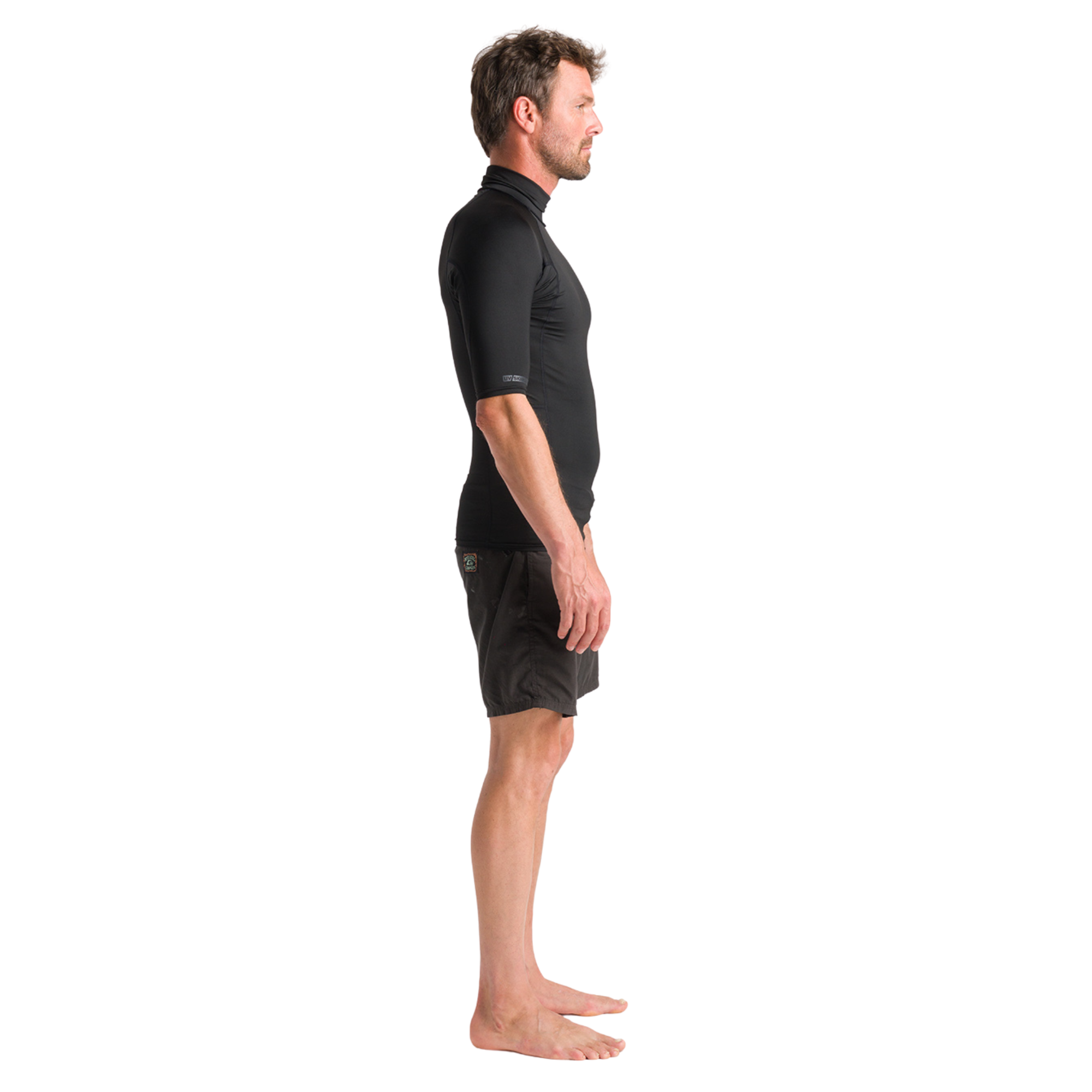 C-Skins Men's NuWave Rash X Short Sleeve Rash Vest (Black)