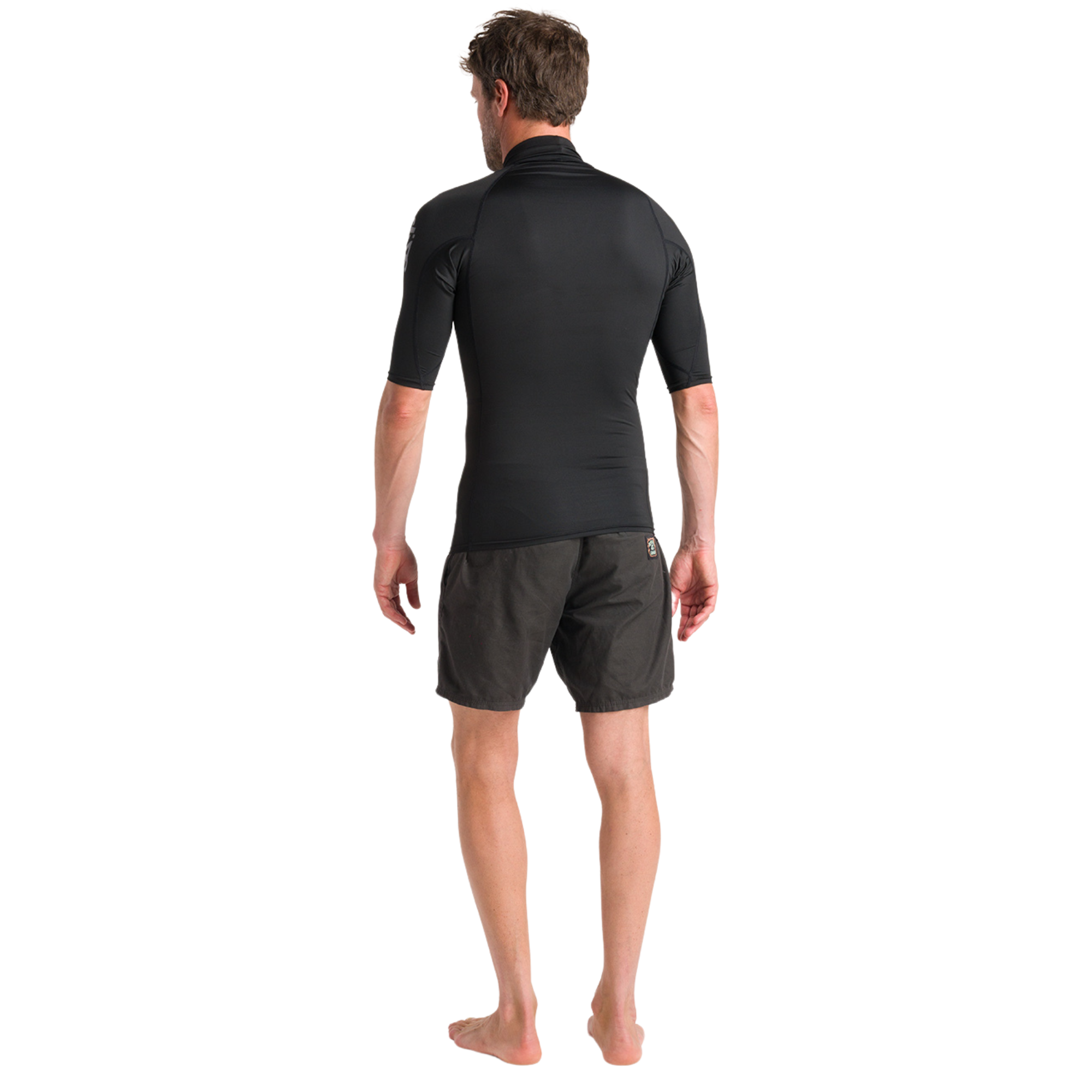 C-Skins Men's NuWave Rash X Short Sleeve Rash Vest (Black)