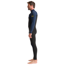 Load image into Gallery viewer, C-Skins Men&#39;s NuWave Session 4/3mm GBS Chest Zip Steamer (Black/Bluestone/Saffron)
