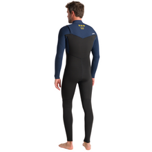 Load image into Gallery viewer, C-Skins Men&#39;s NuWave Session 4/3mm GBS Chest Zip Steamer (Black/Bluestone/Saffron)
