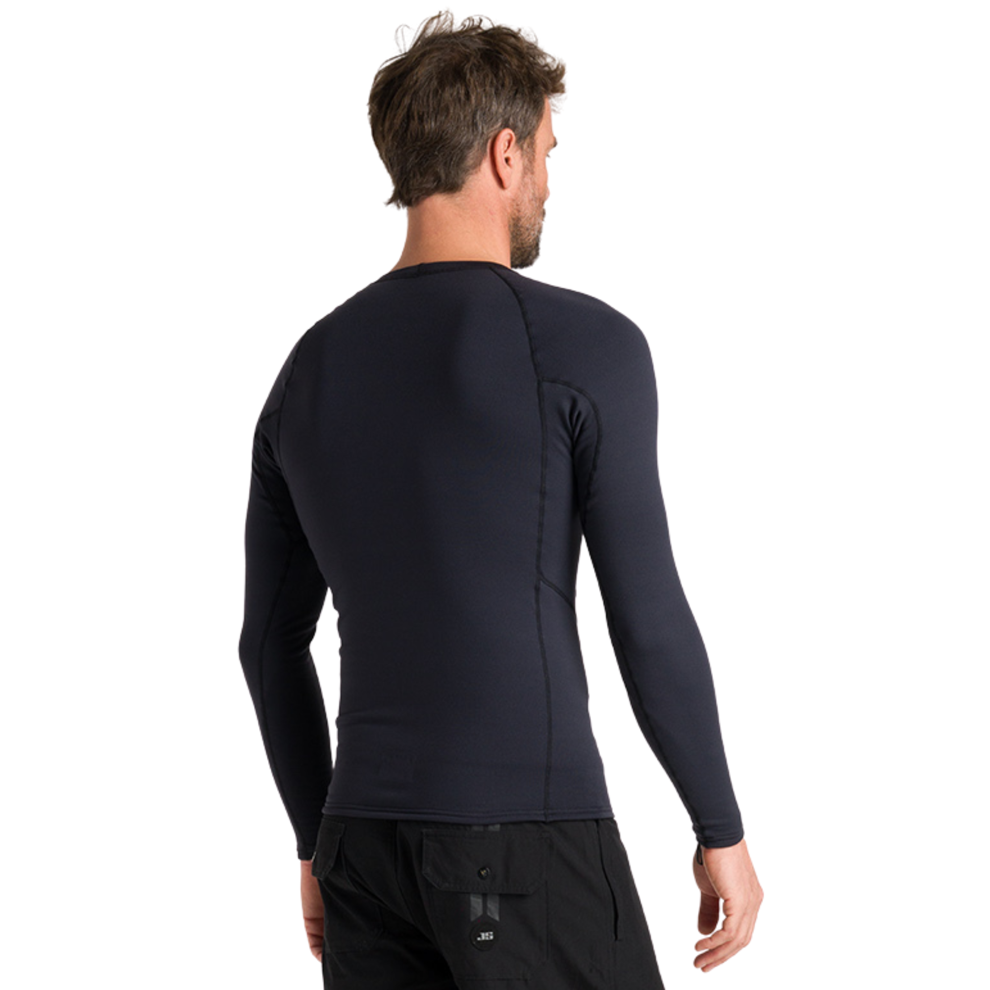 C-Skins Men's HDi Thermal Long Sleeve Rash Vest (Black)
