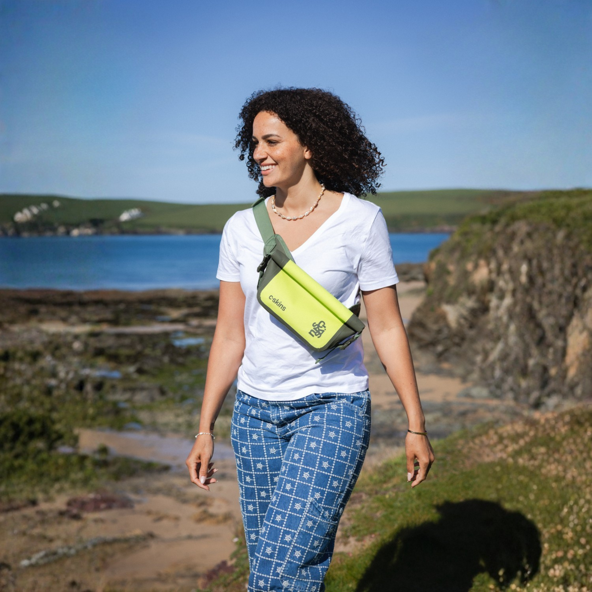 C-Skins Session 2L Dry Bag Waist Pack (Flash Green)