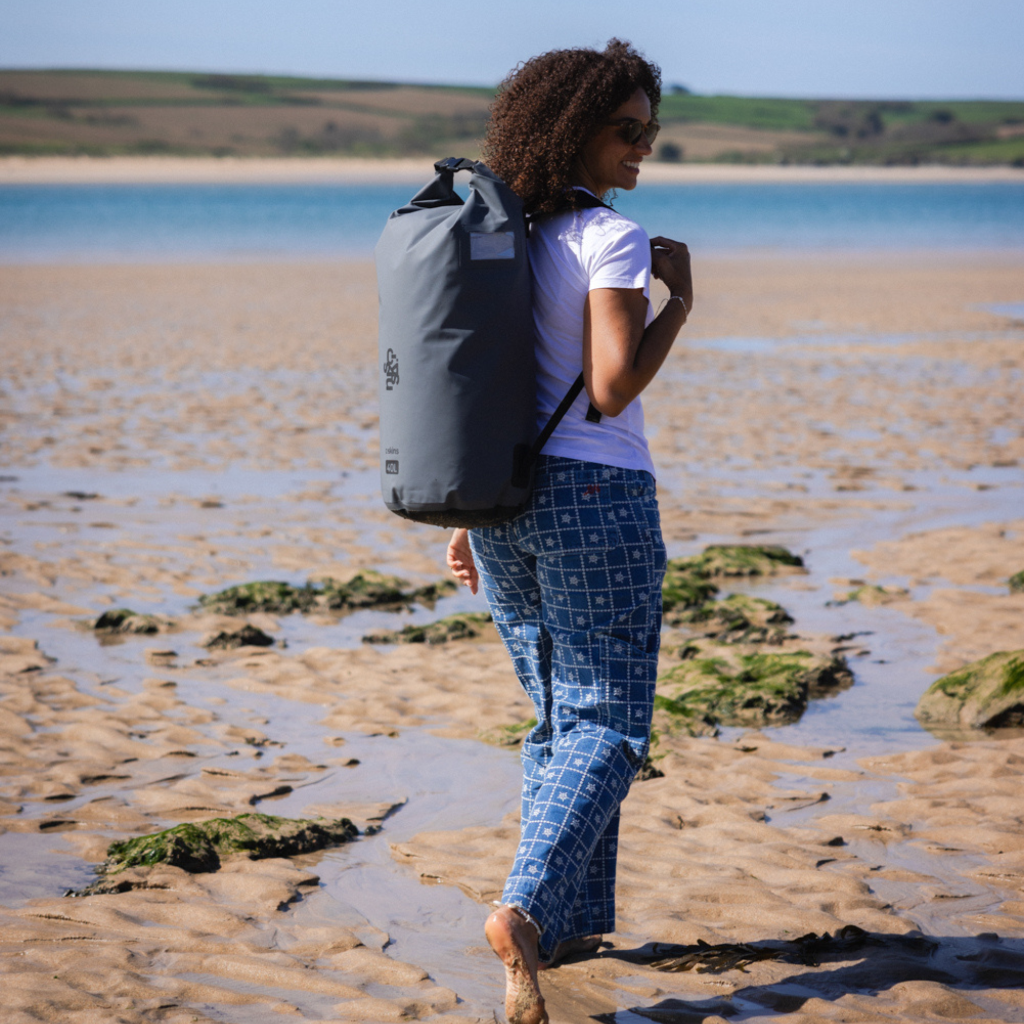 C-Skins Session 40L Dry Bag Backpack (Storm Grey)