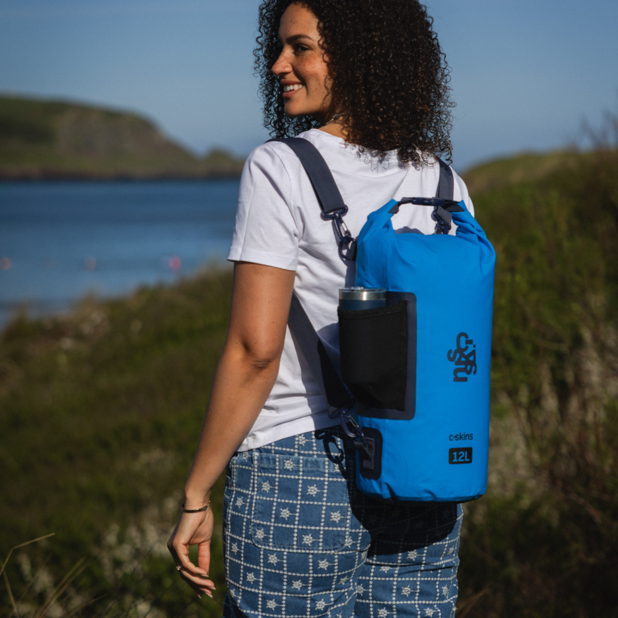 C-Skins Session 12L Dry Bag (Hawaiian Blue)