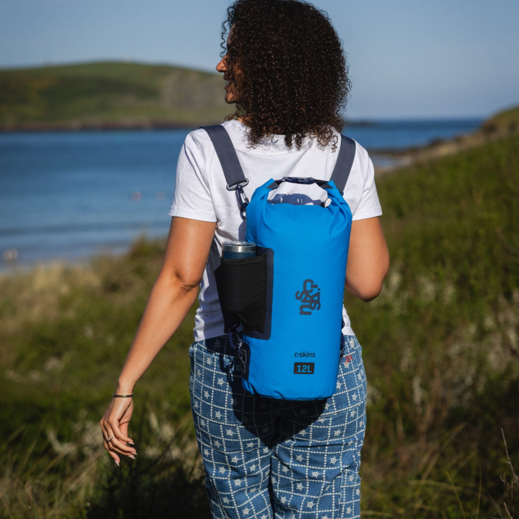 C-Skins Session 12L Dry Bag (Hawaiian Blue)