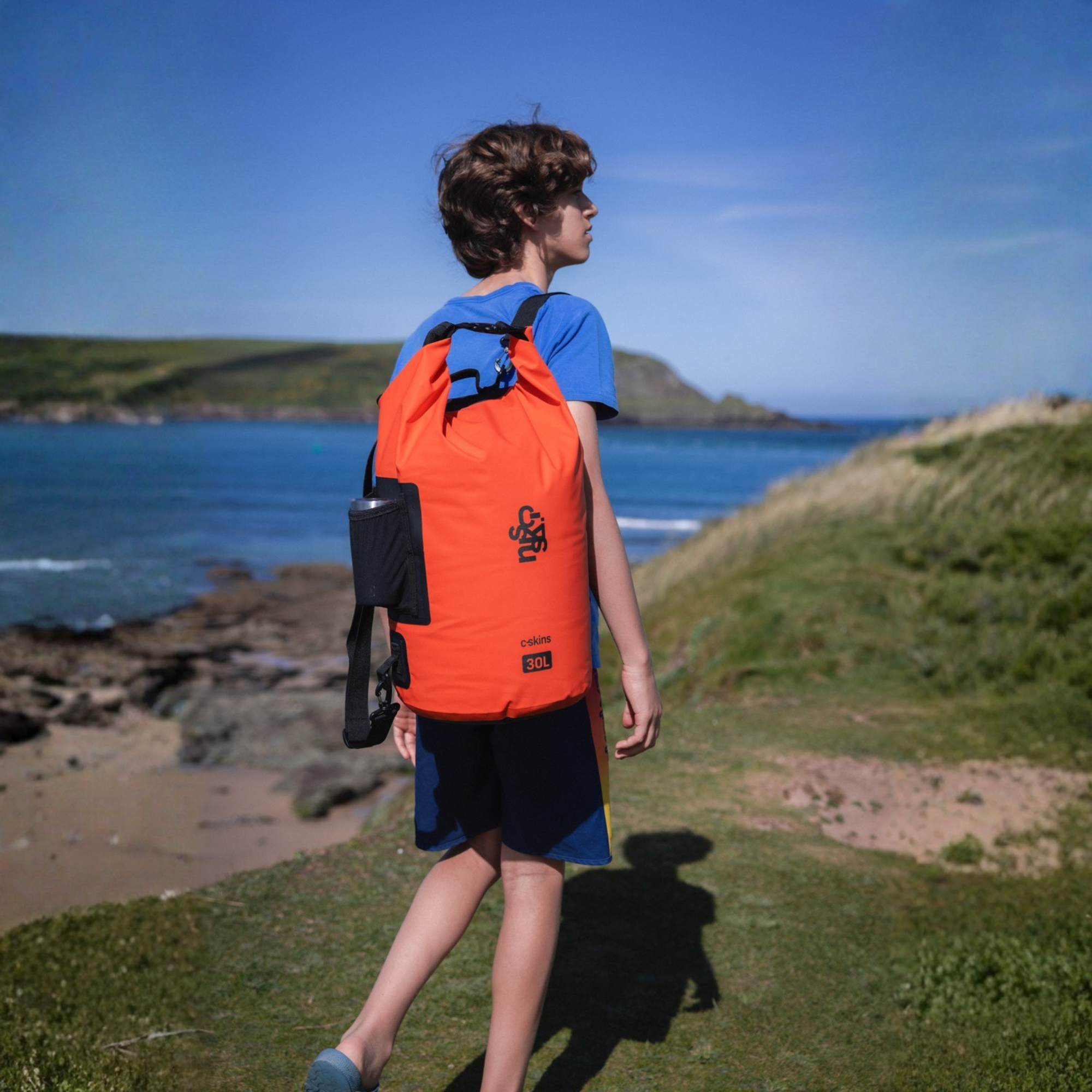 C-Skins Session 30L Dry Bag (Flame Orange)