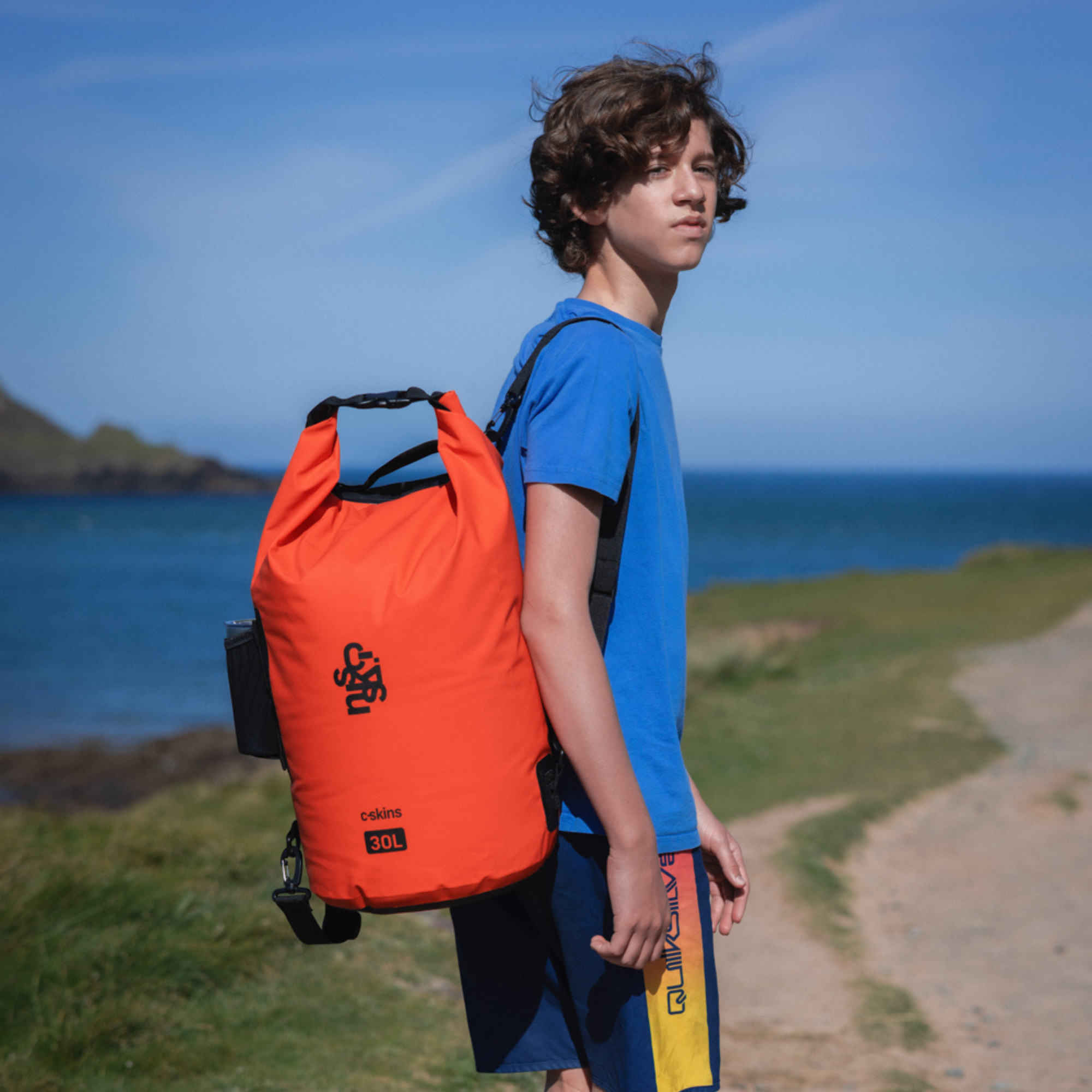 C-Skins Session 30L Dry Bag (Flame Orange)