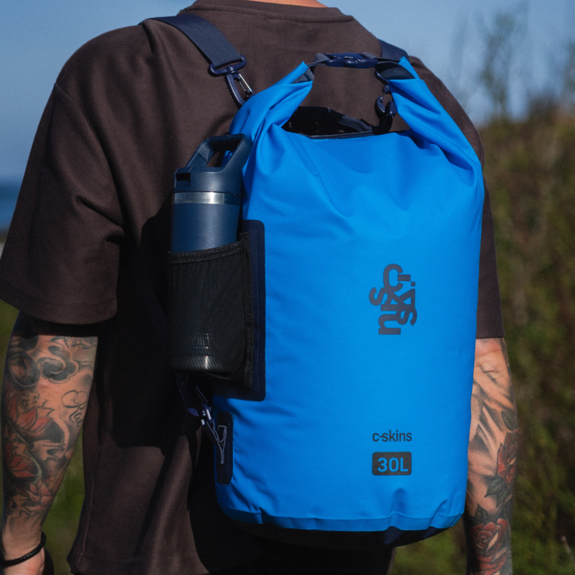C-Skins Session 30L Dry Bag (Hawaiian Blue)