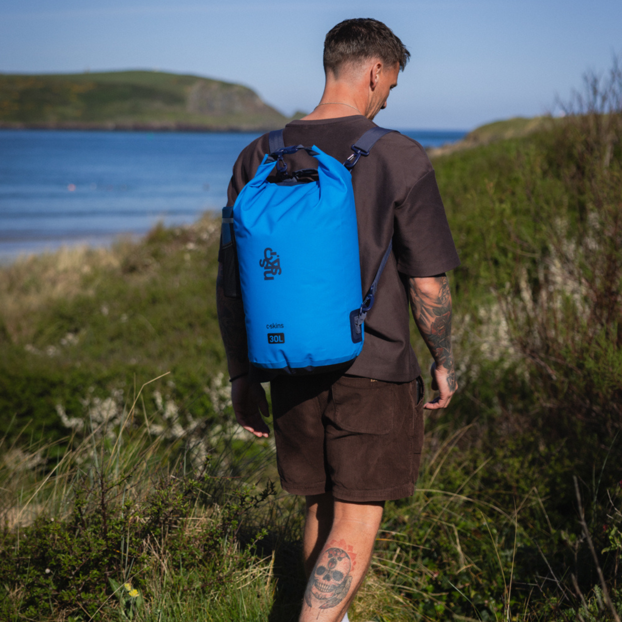 C-Skins Session 30L Dry Bag (Hawaiian Blue)