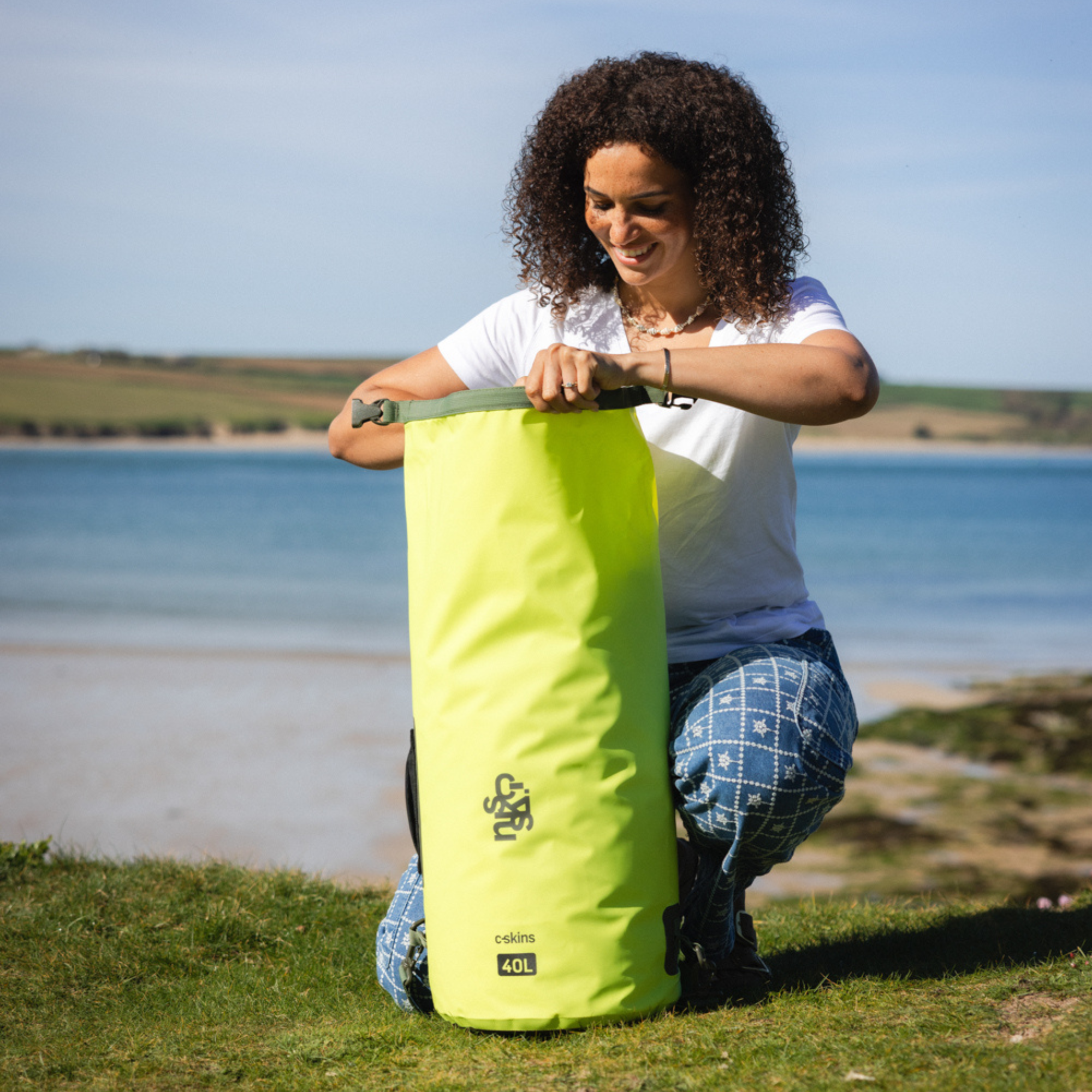 C-Skins Session 40L Dry Bag (Flash Green)
