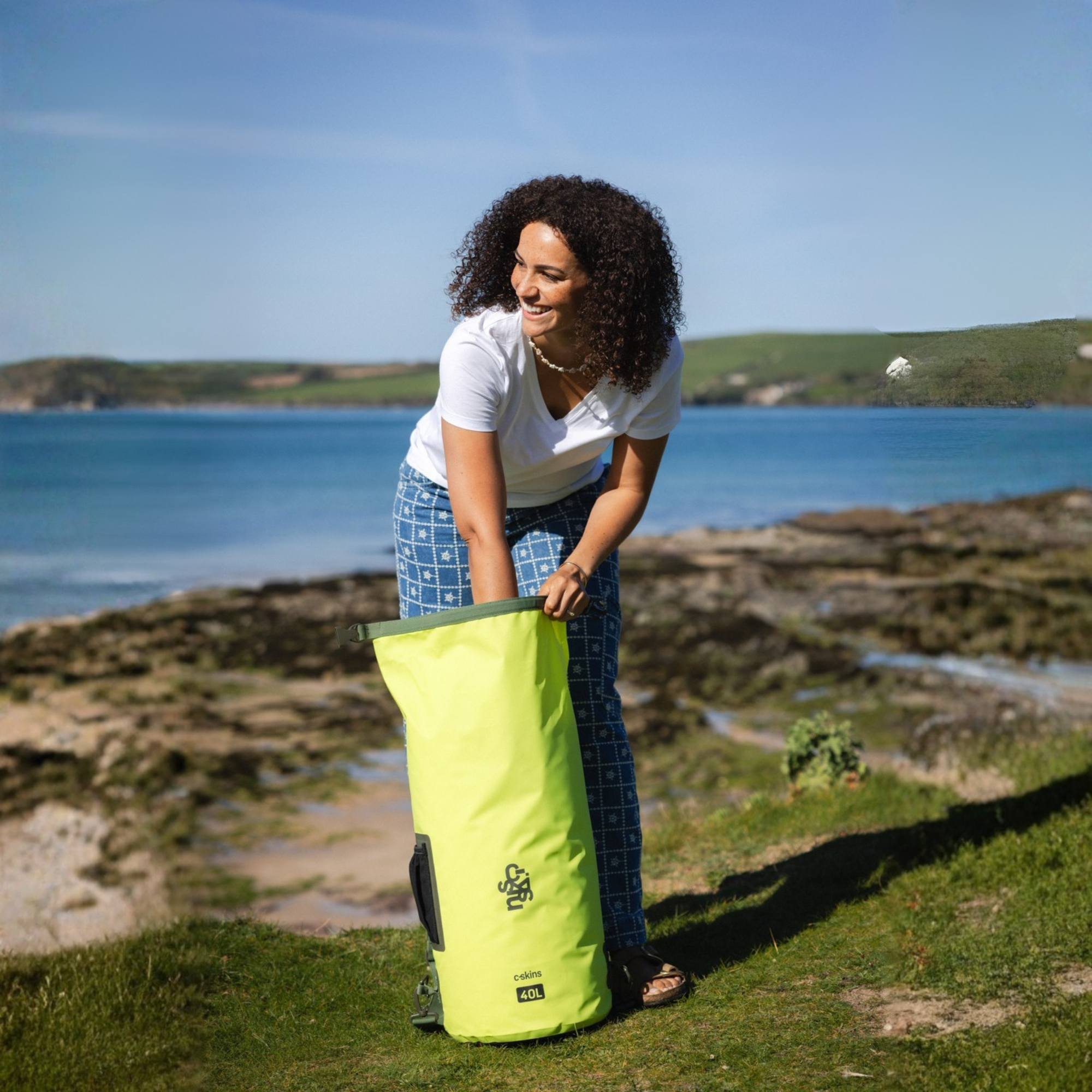 C-Skins Session 40L Dry Bag (Flash Green)