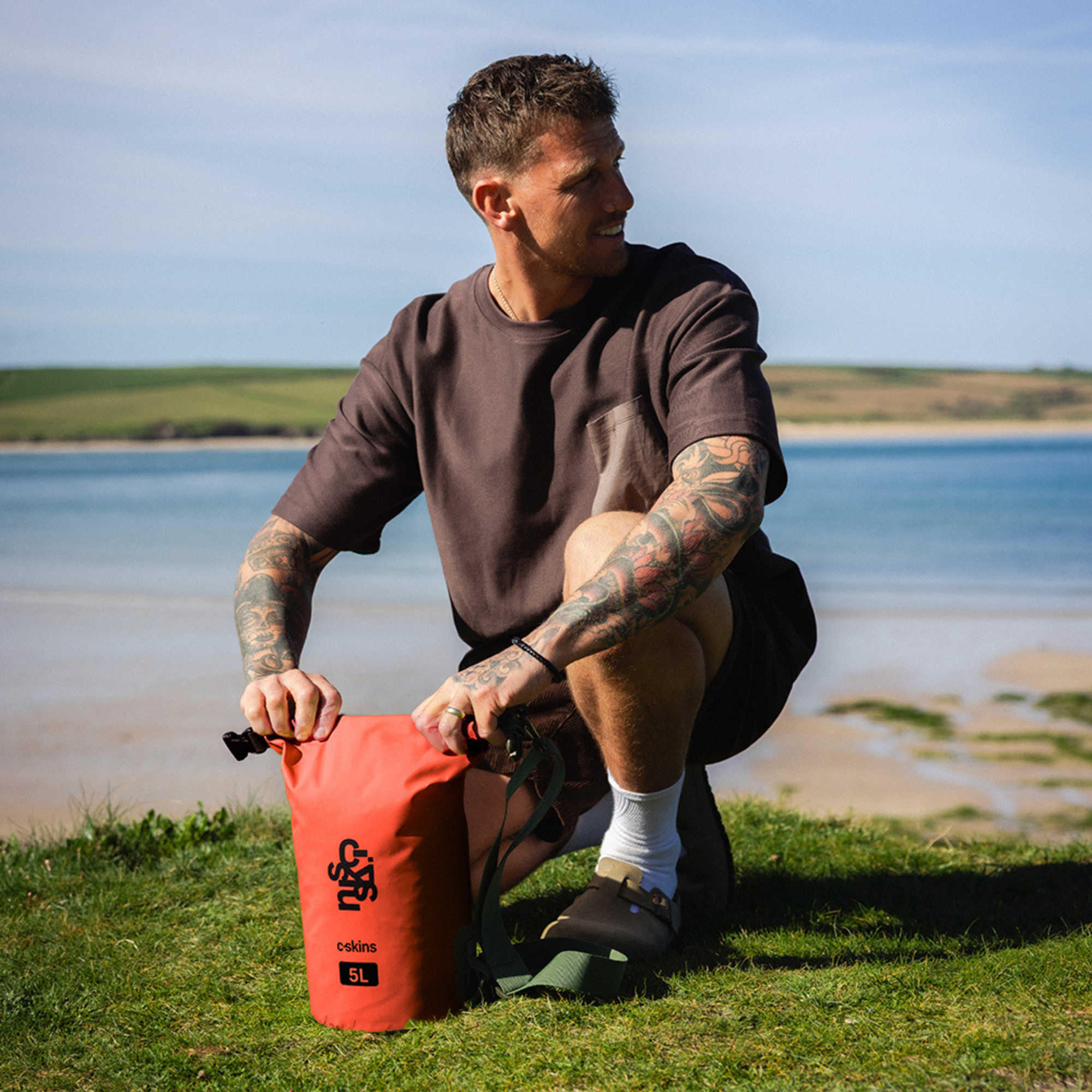 C-Skins Session 5L Dry Bag (Flame Orange)