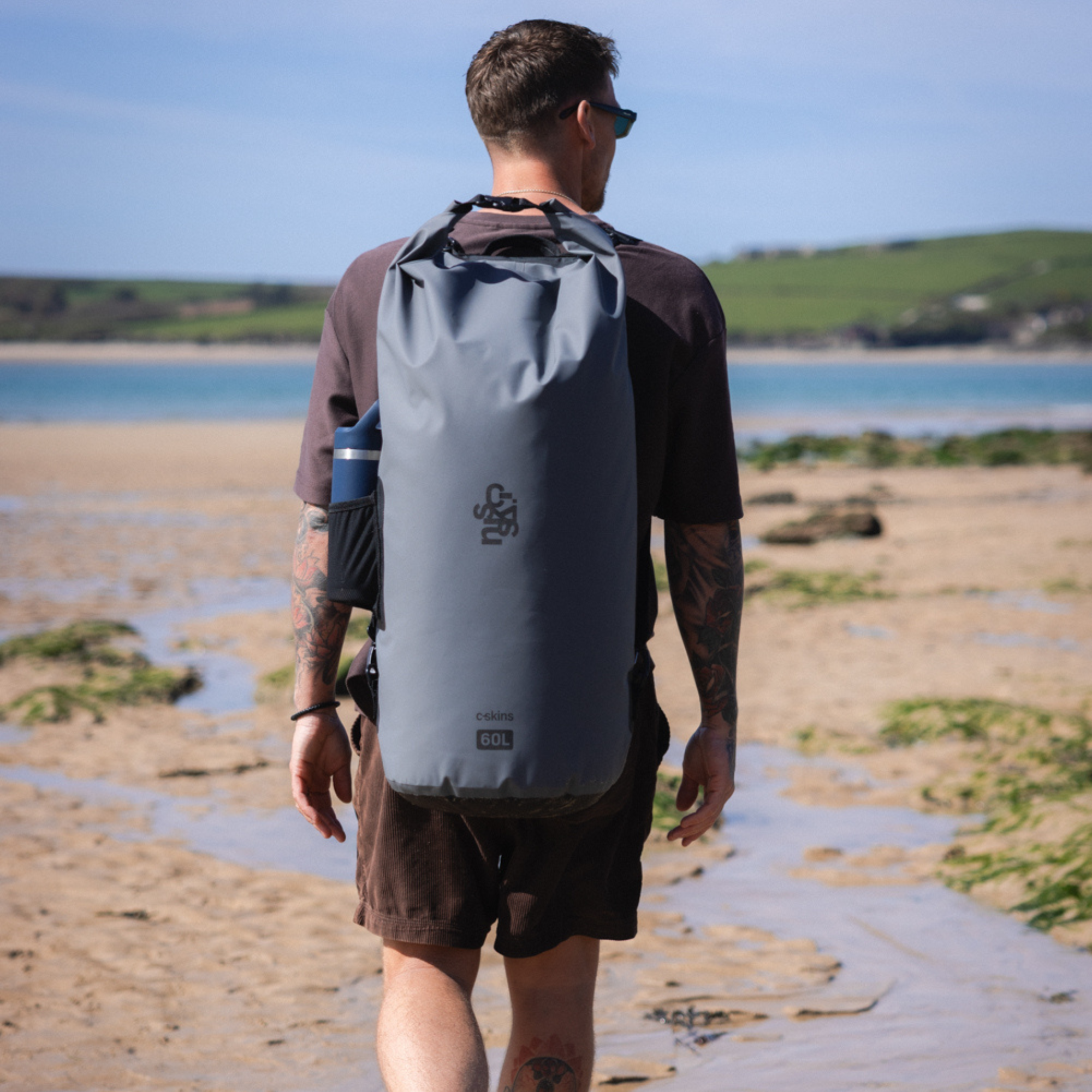 C-Skins Session 60L Dry Bag (Storm Grey)