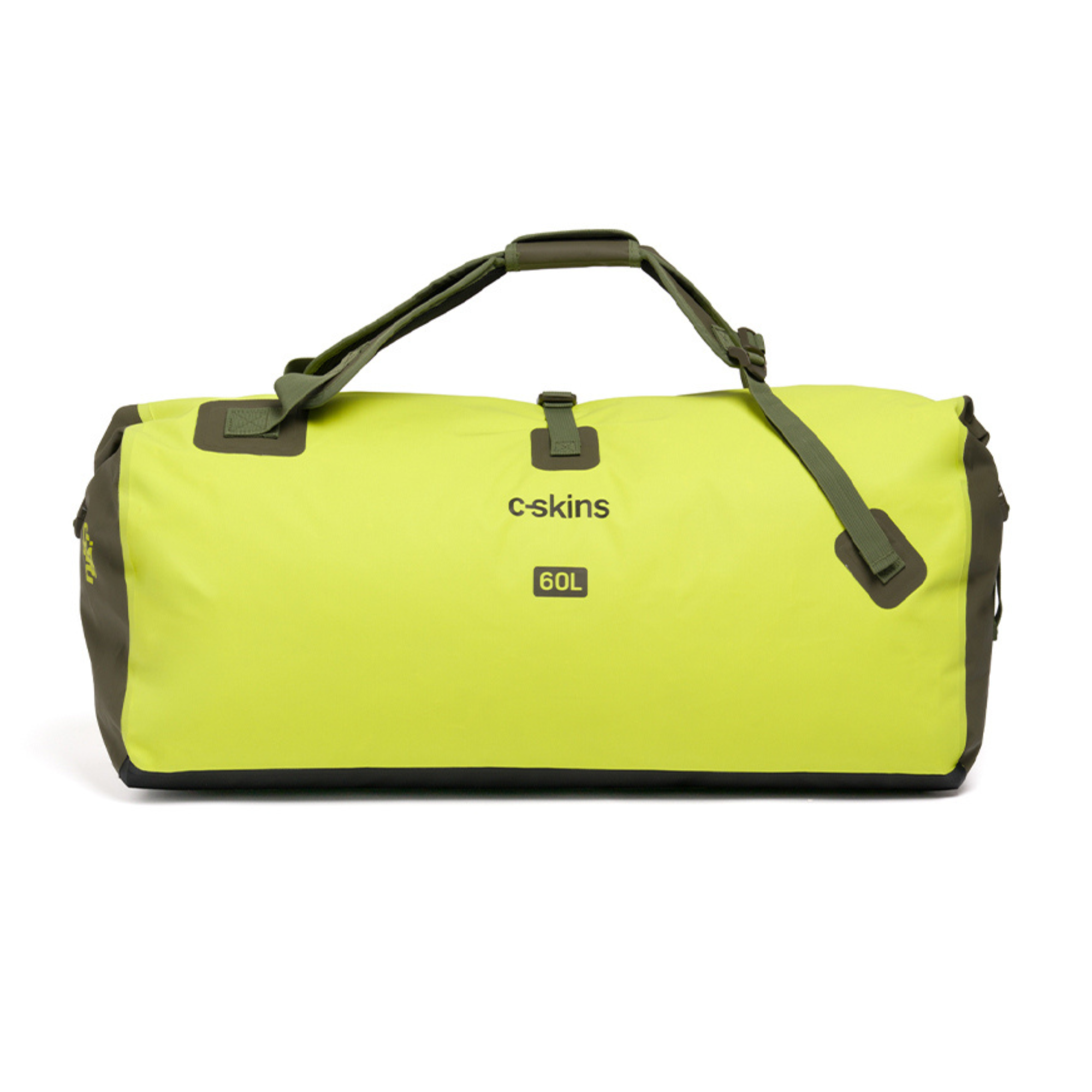 C-Skins Storm Chaser 60L Dry Duffel Bag (Flash Green)