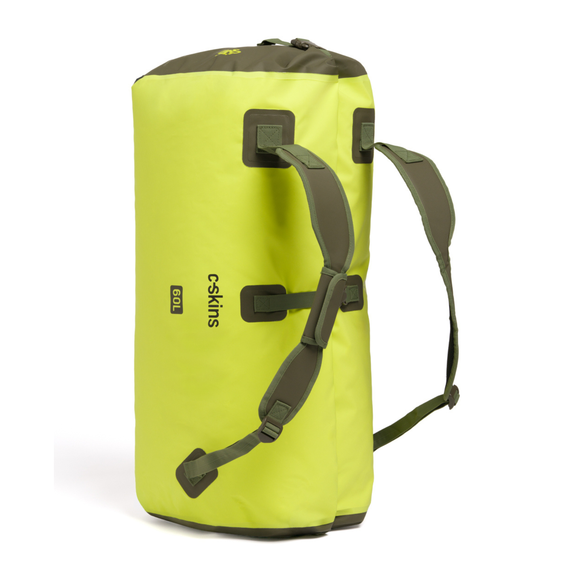 C-Skins Storm Chaser 60L Dry Duffel Bag (Flash Green)
