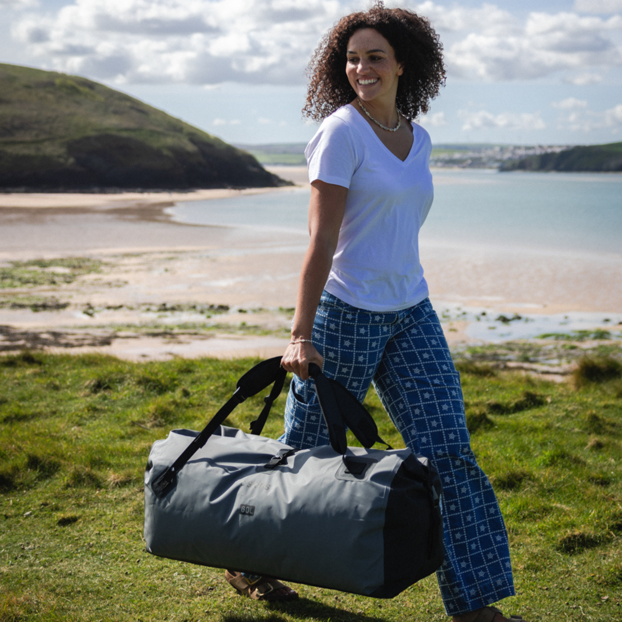 C-Skins Storm Chaser 60L Dry Duffel Bag (Storm Grey)