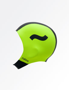 C-Skins Swim Research Thermal Swim/Watersports Neoprene Cap (Black/Flo Yellow)(3mm)