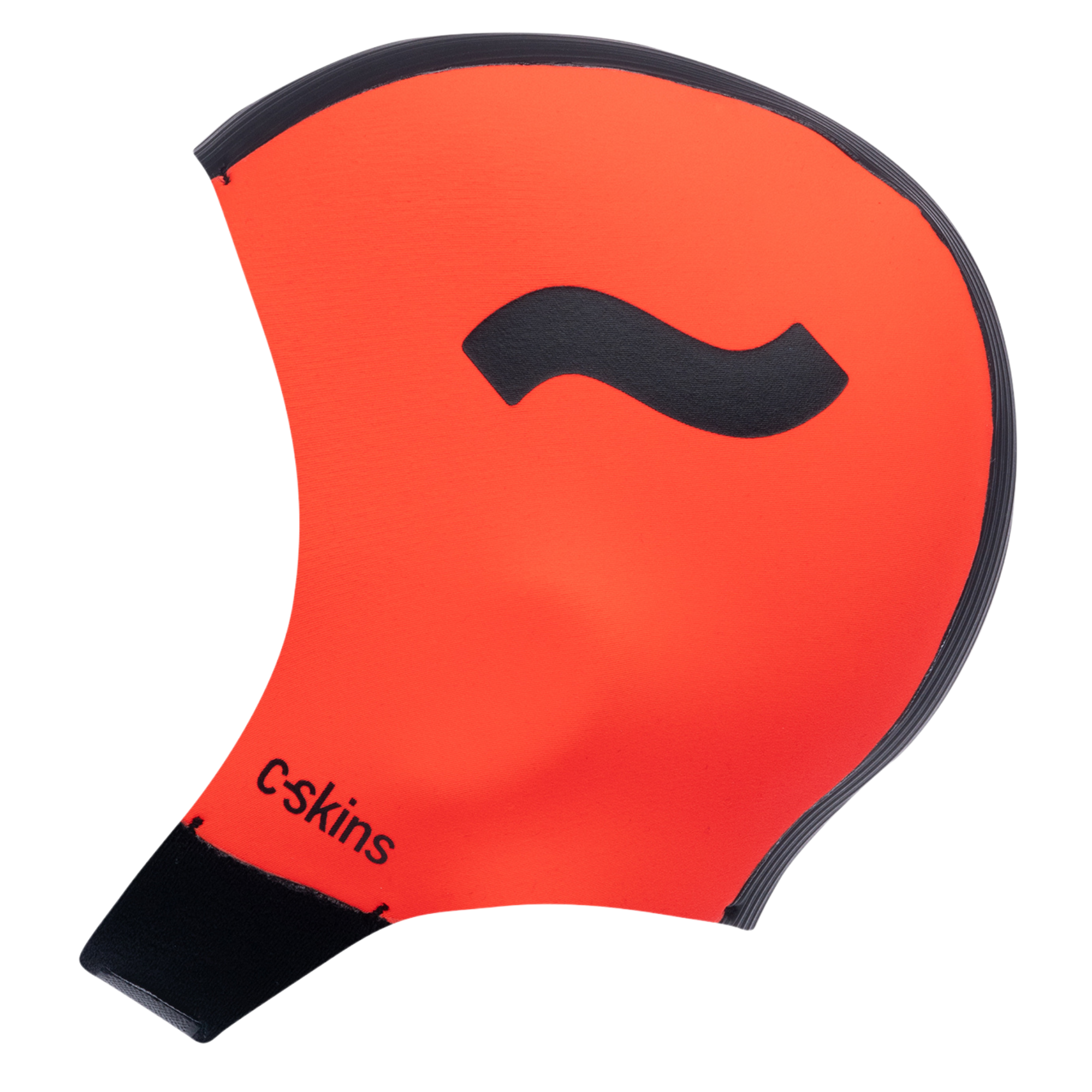 C-Skins Unisex Swim Research Thermal Swim/Watersports GBS Neoprene Cap (Black/Orange)(3mm)