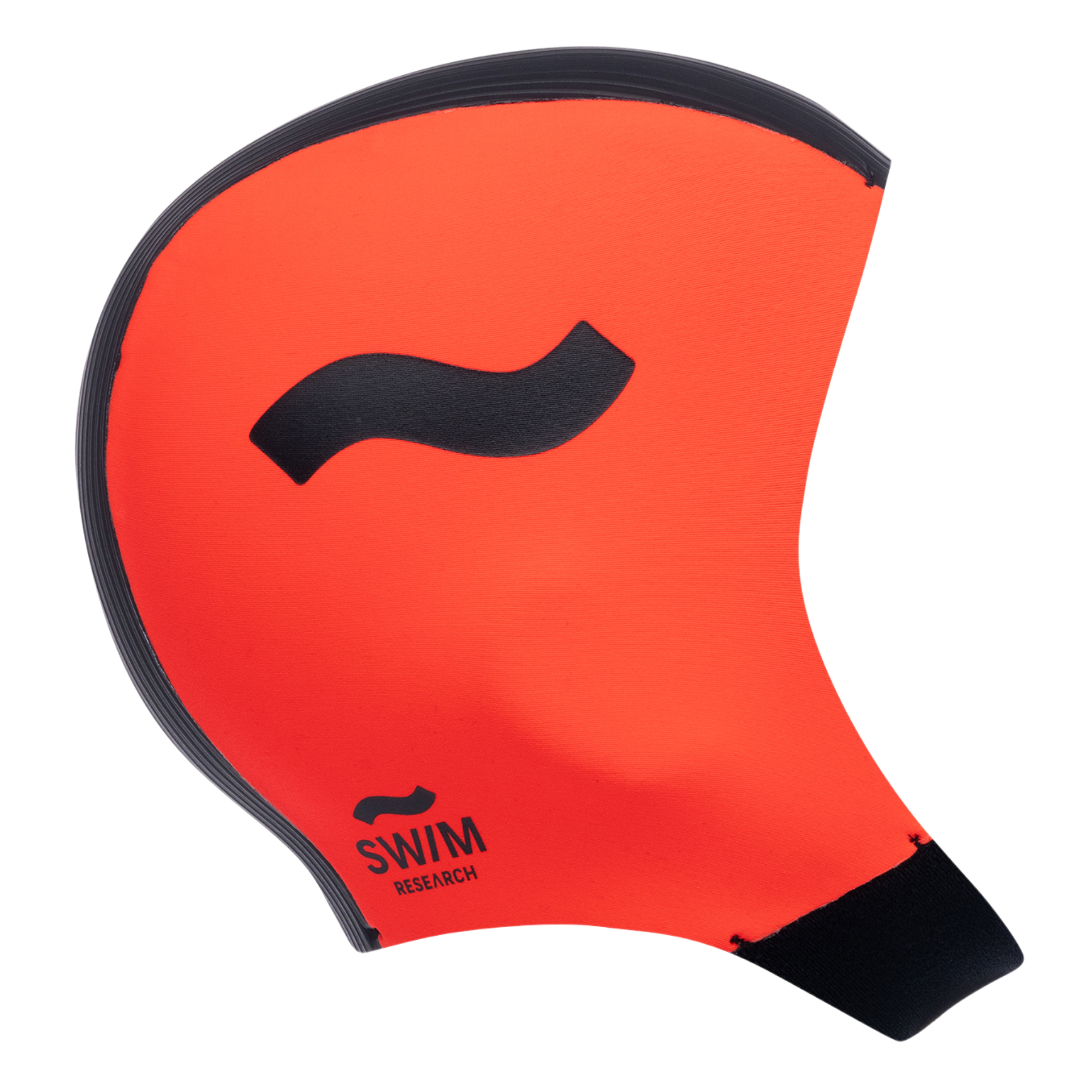 C-Skins Unisex Swim Research Thermal Swim/Watersports GBS Neoprene Cap (Black/Orange)(3mm)