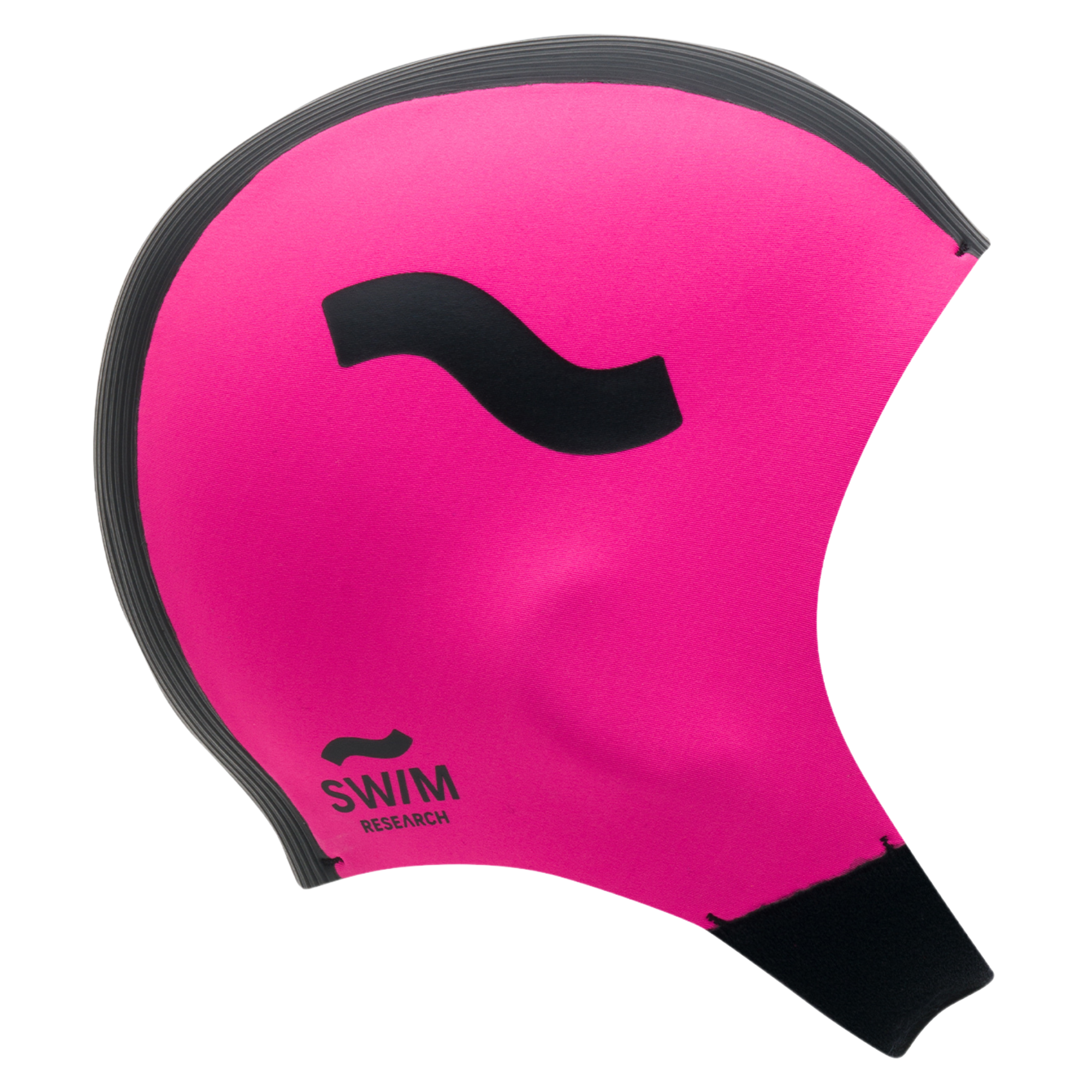 C-Skins Unisex Swim Research Thermal Swim/Watersports GBS Neoprene Cap (Black/Pink)(3mm)