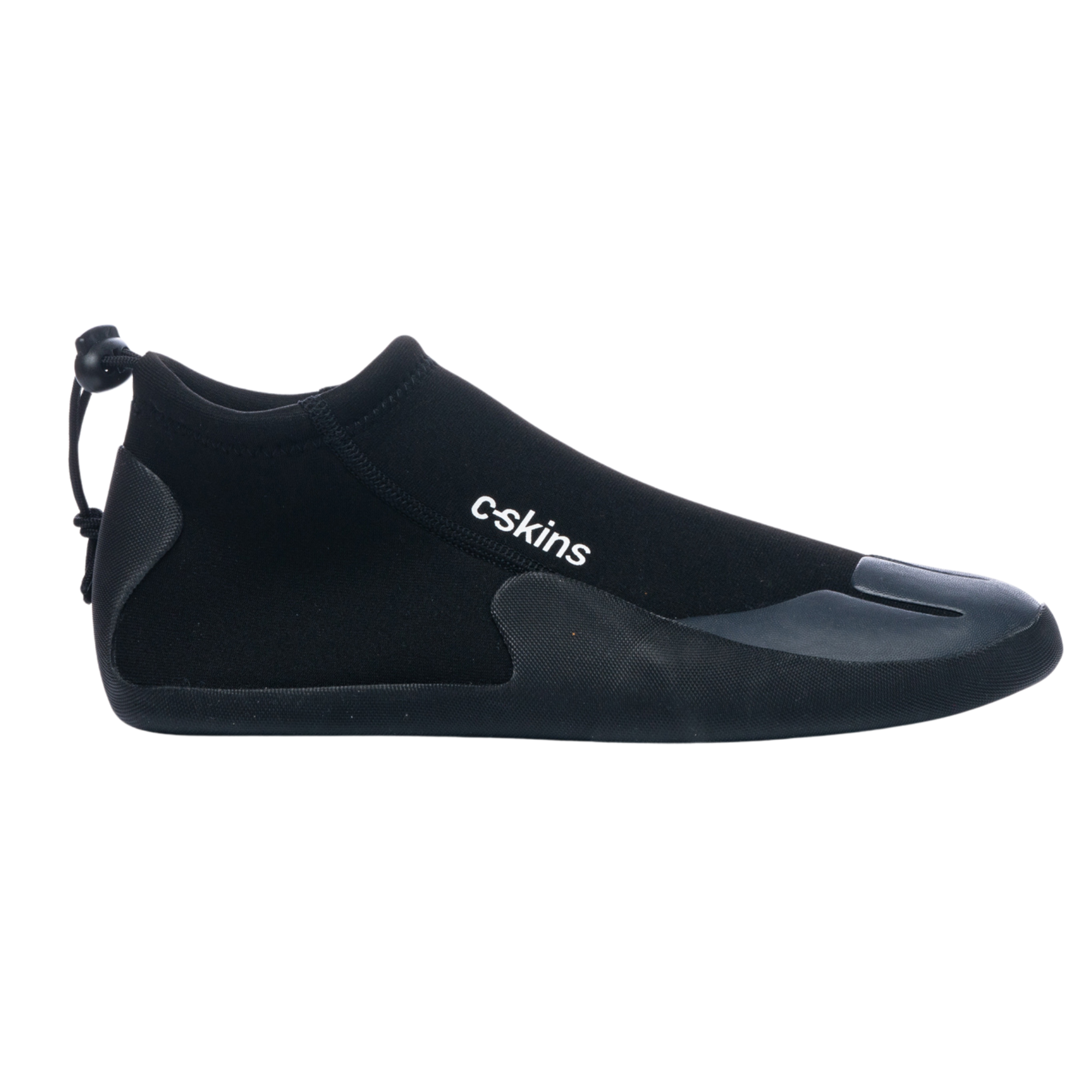 C-Skins Unisex Legend Round Toe Flatlock Thermal Swim/Watersports Reef Slippers (Black/Charcoal)(3mm)