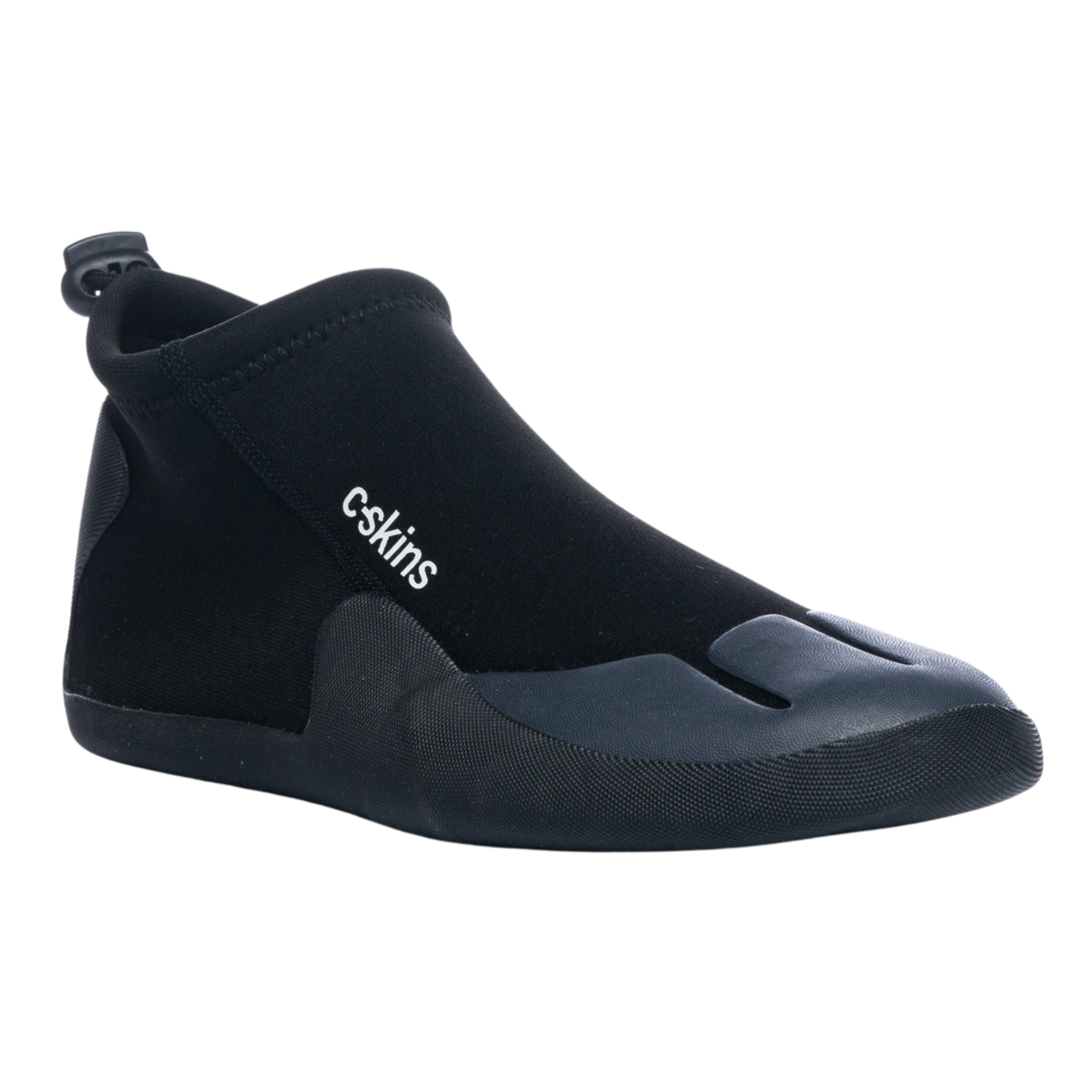 C-Skins Unisex Legend Round Toe Flatlock Thermal Swim/Watersports Reef Slippers (Black/Charcoal)(3mm)