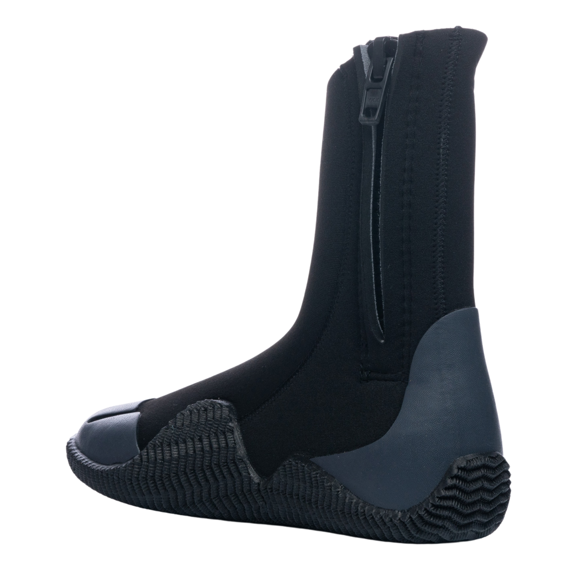 C-Skins Unisex Legend Zipped Round Toe GBS Neoprene Thermal Swim/Watersports Boots (Black/Charcoal)(5mm)