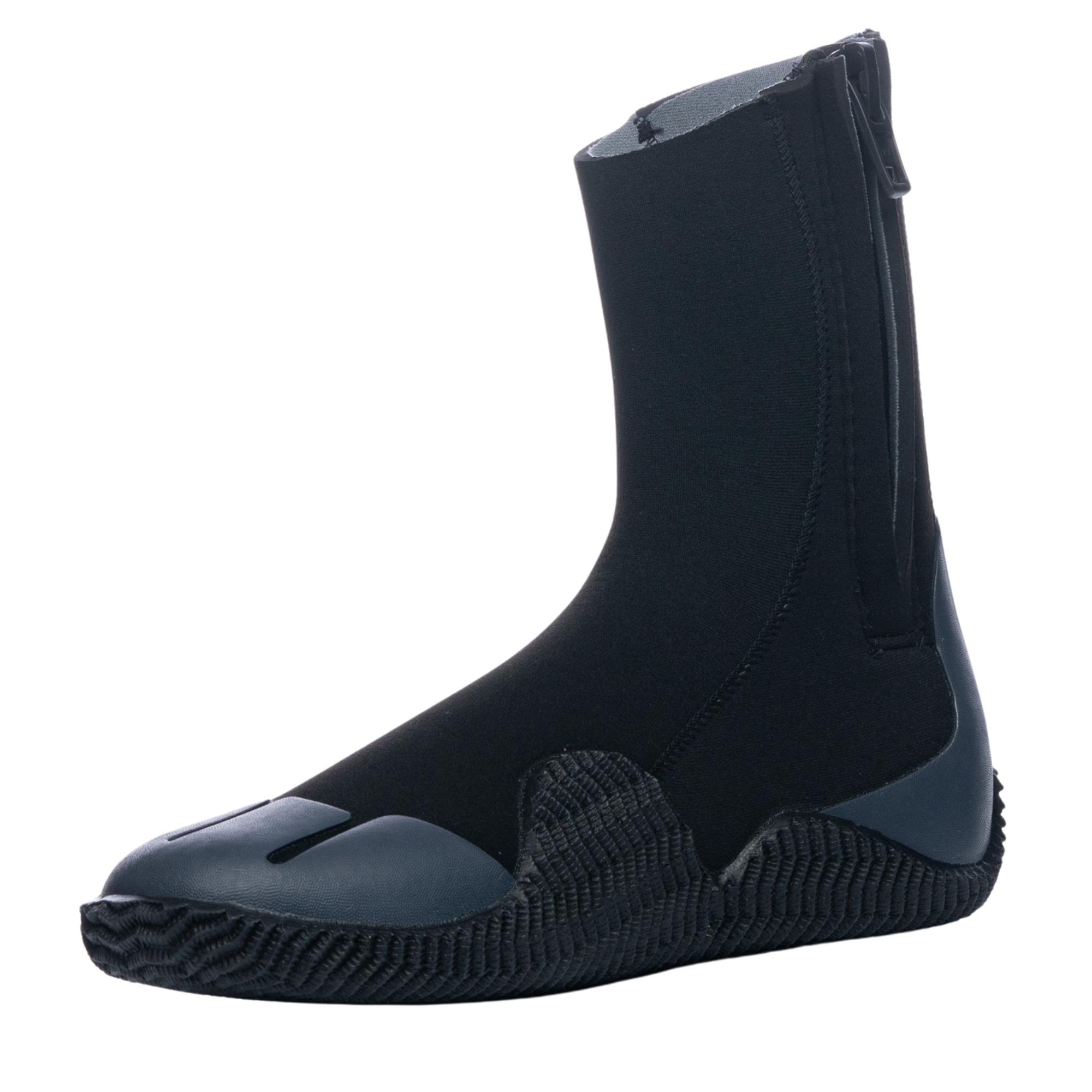 C-Skins Unisex Legend Zipped Round Toe GBS Neoprene Thermal Swim/Watersports Boots (Black/Charcoal)(5mm)
