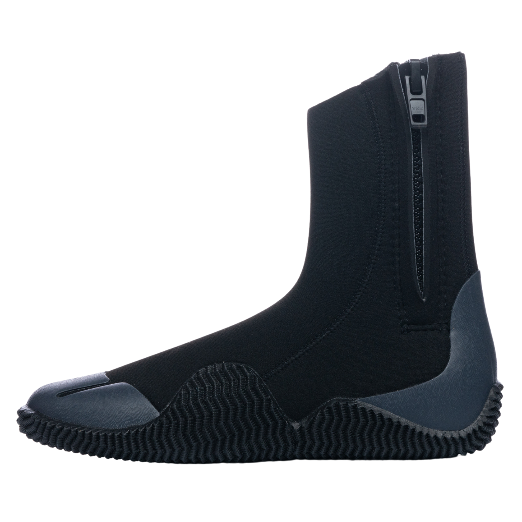 C-Skins Unisex Legend Zipped Round Toe GBS Neoprene Thermal Swim/Watersports Boots (Black/Charcoal)(5mm)
