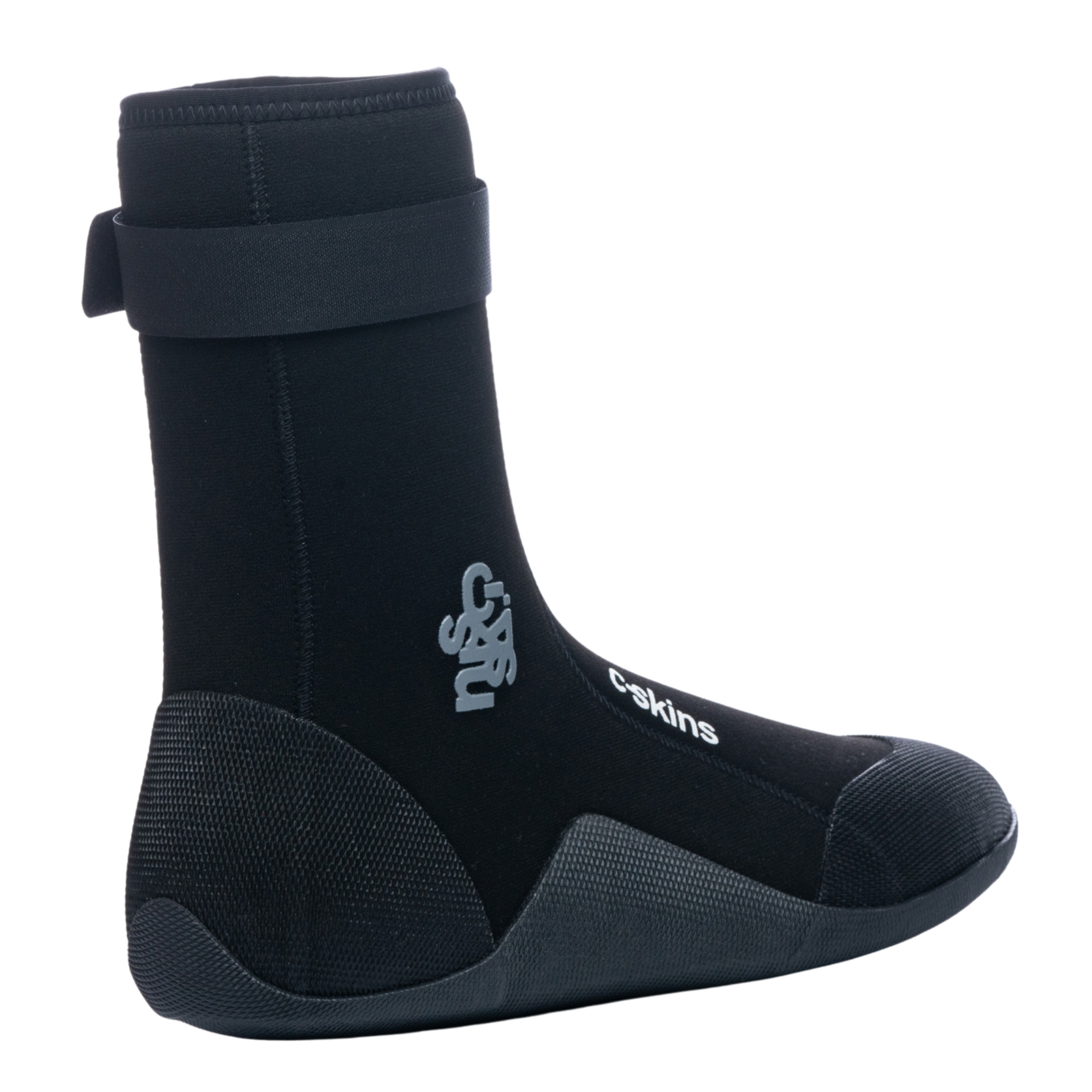 C-Skins Unisex Legend PolyPro Round Toe GBS Neoprene Thermal Swim/Watersports Boots (Black/Charcoal)(6mm)