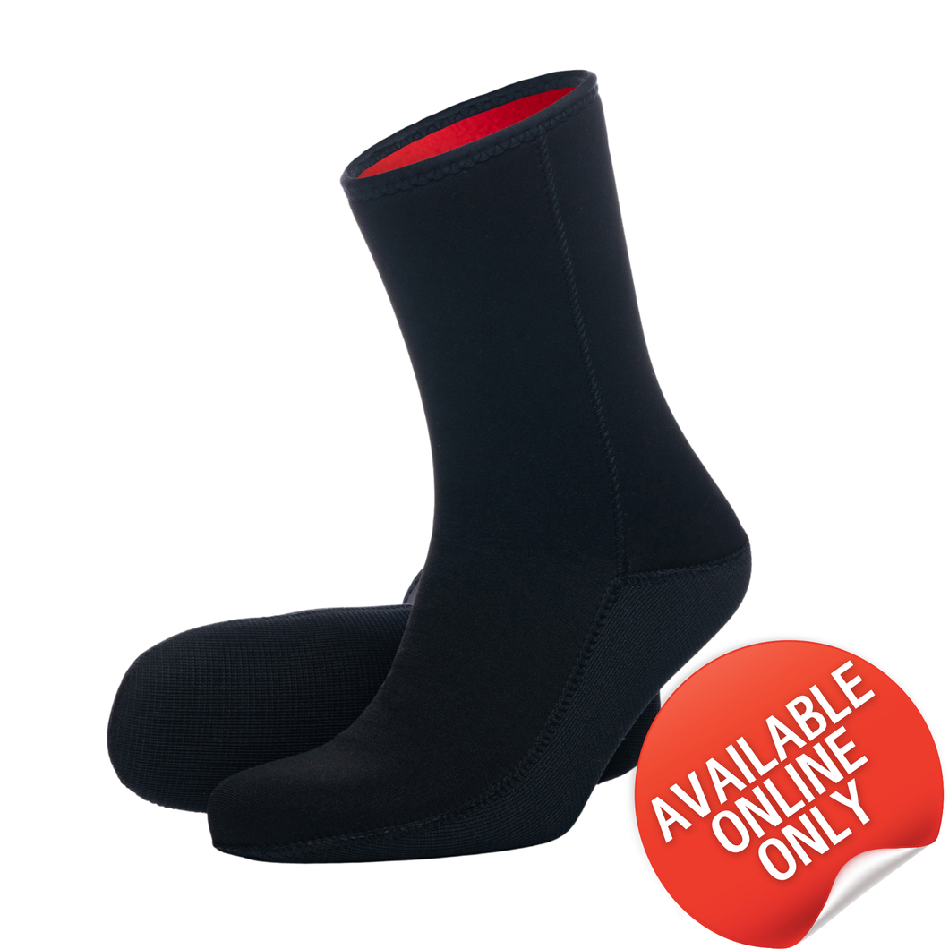 C-Skins Unisex Legend GBS Neoprene Thermal Swim/Watersports Socks (Black)(4mm)