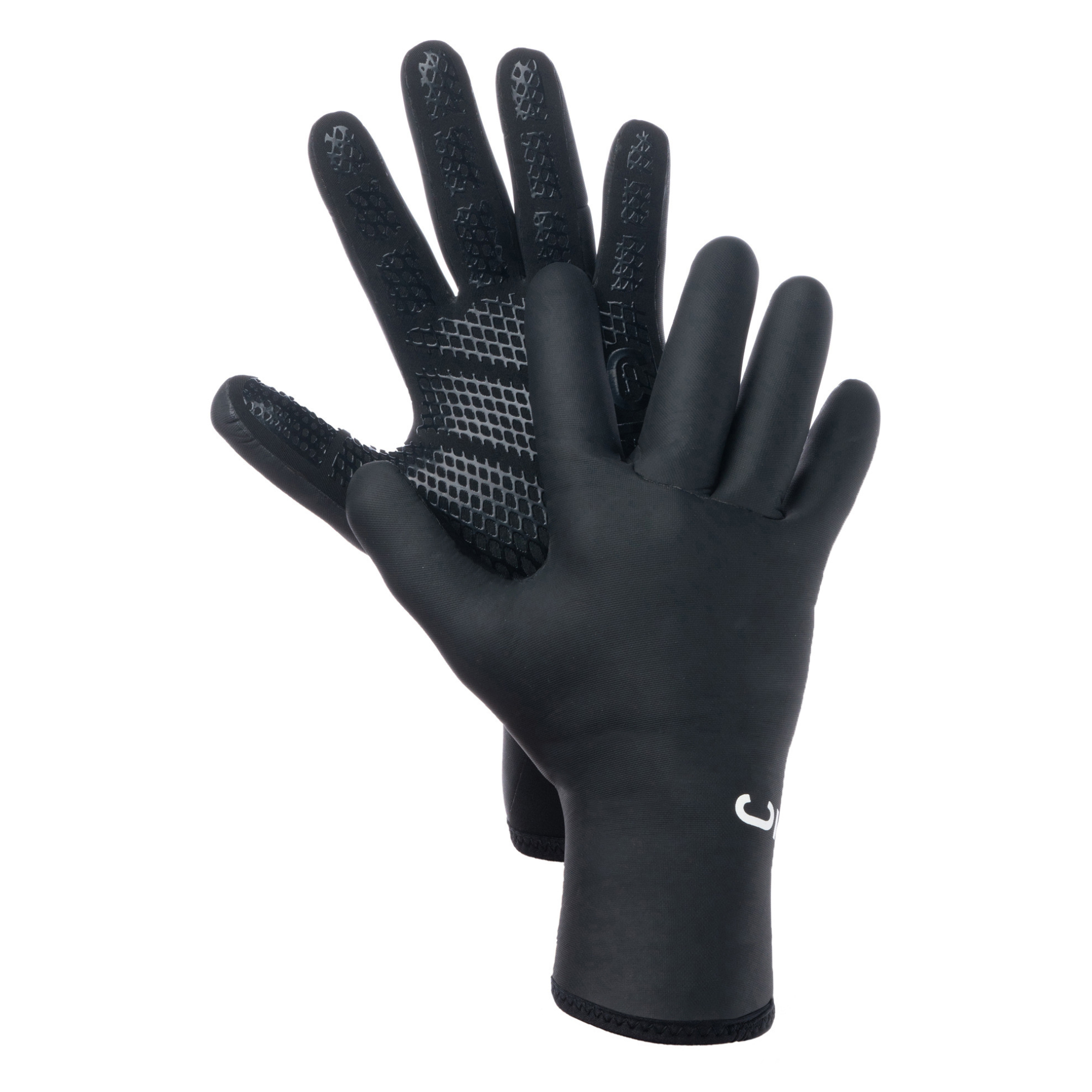 C-Skins Unisex Session GBS Neoprene Thermal Swim/Watersports Gloves (Black/Black)(3mm)