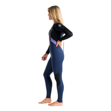 Load image into Gallery viewer, C-Skins Women&#39;s Element 3/2mm Flatlock Steamer Wetsuit (Bluestone/Lilac/Black)
