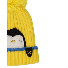 Load image into Gallery viewer, CMP Baby Fleece Lined Knit Beanie Bobble Hat (Winter Sun)
