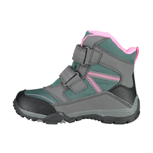 Load image into Gallery viewer, CMP Junior Pyry Vegan Friendly Waterproof Snow Boots (Graphite/Aquamarine)(Sizes IT33-37)
