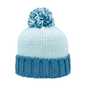 CMP Kids Bobble Knitted Beanie Hat (Acqua)