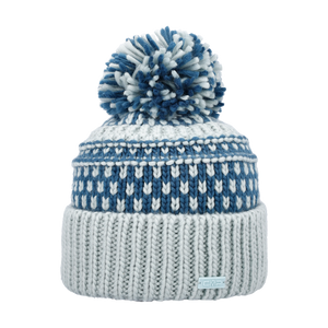 CMP Kids Bobble Knitted Beanie Hat (Acqua)