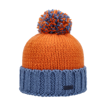 Load image into Gallery viewer, CMP Kids Bobble Knitted Beanie Hat (Arancio)
