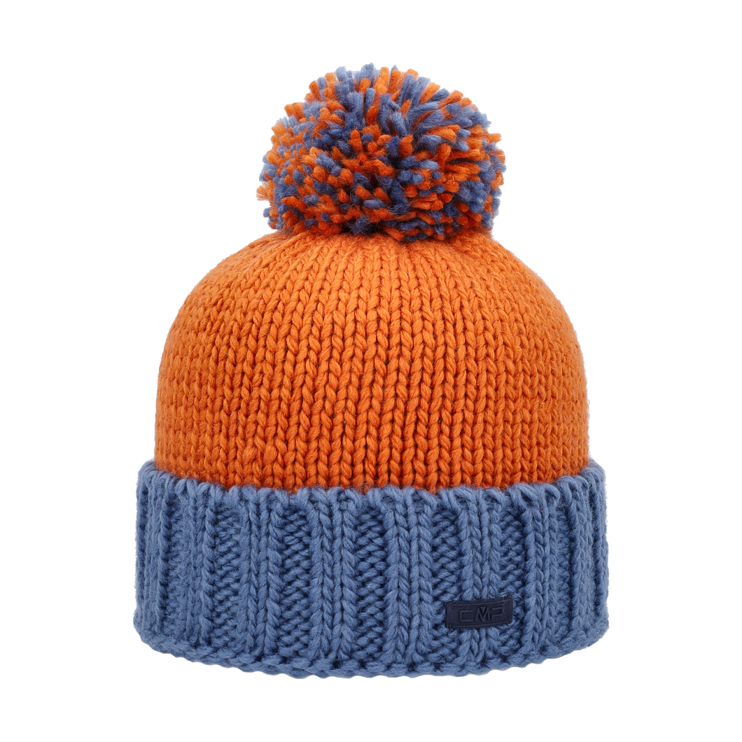 CMP Kids Bobble Knitted Beanie Hat (Arancio)