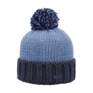 CMP Kids Bobble Knitted Beanie Hat (Bluestone)