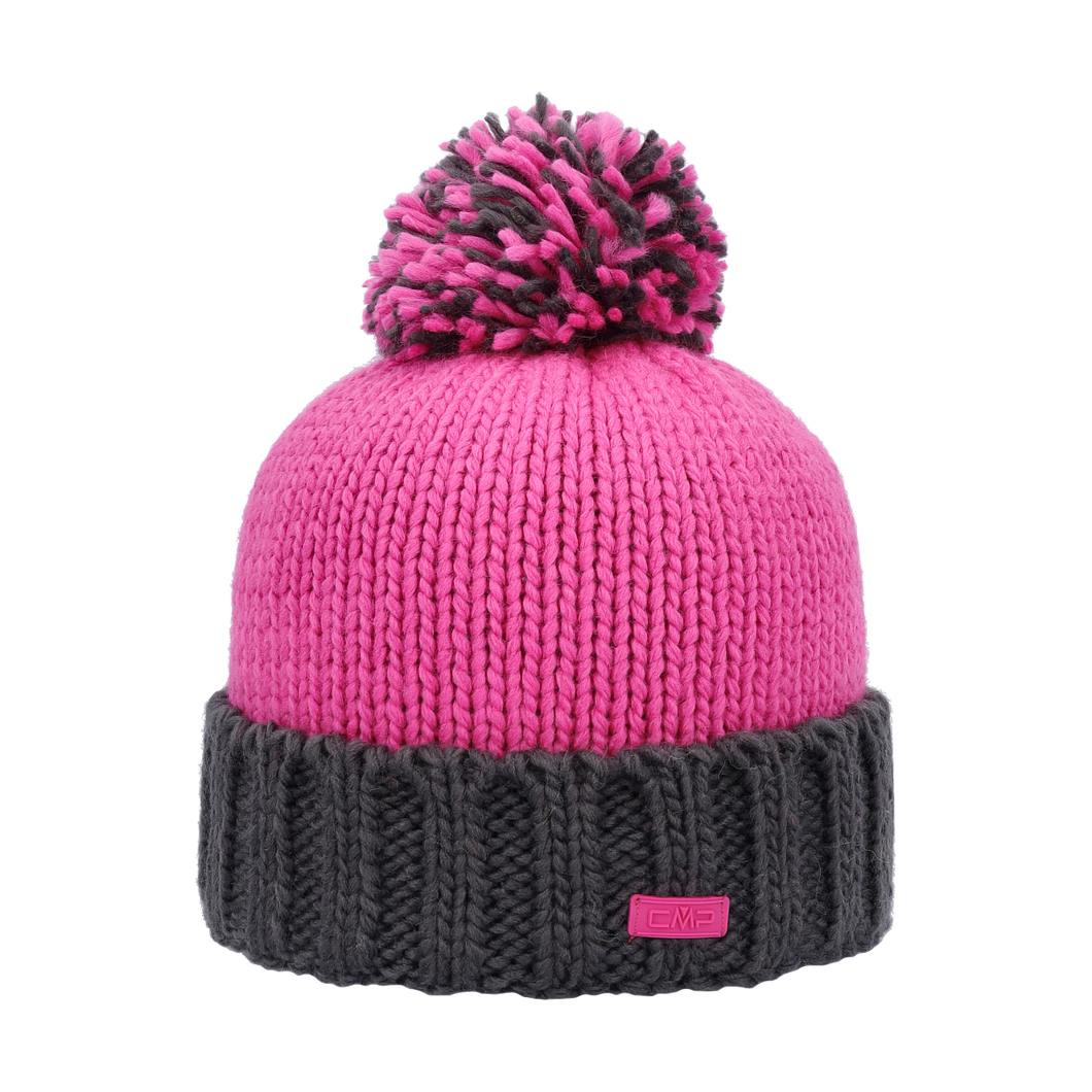 CMP Kids Bobble Knitted Beanie Hat (Festival)