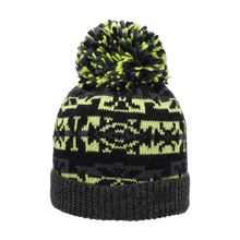 Load image into Gallery viewer, CMP Kids Bobble Knitted Fleece Lined Beanie Hat (Antracite/Acido/Titanio)
