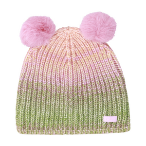 CMP Kids Double Pom Pom Knitted Beanie Hat (Apple/Pink)