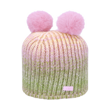 Load image into Gallery viewer, CMP Kids Double Pom Pom Knitted Beanie Hat (Apple/Pink)
