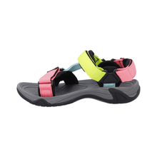 Load image into Gallery viewer, CMP Kids Hamal Vegan Friendly Hiking Sandals (Lagoon/Pink Fluo/Acido)(Sizes EU31-37)
