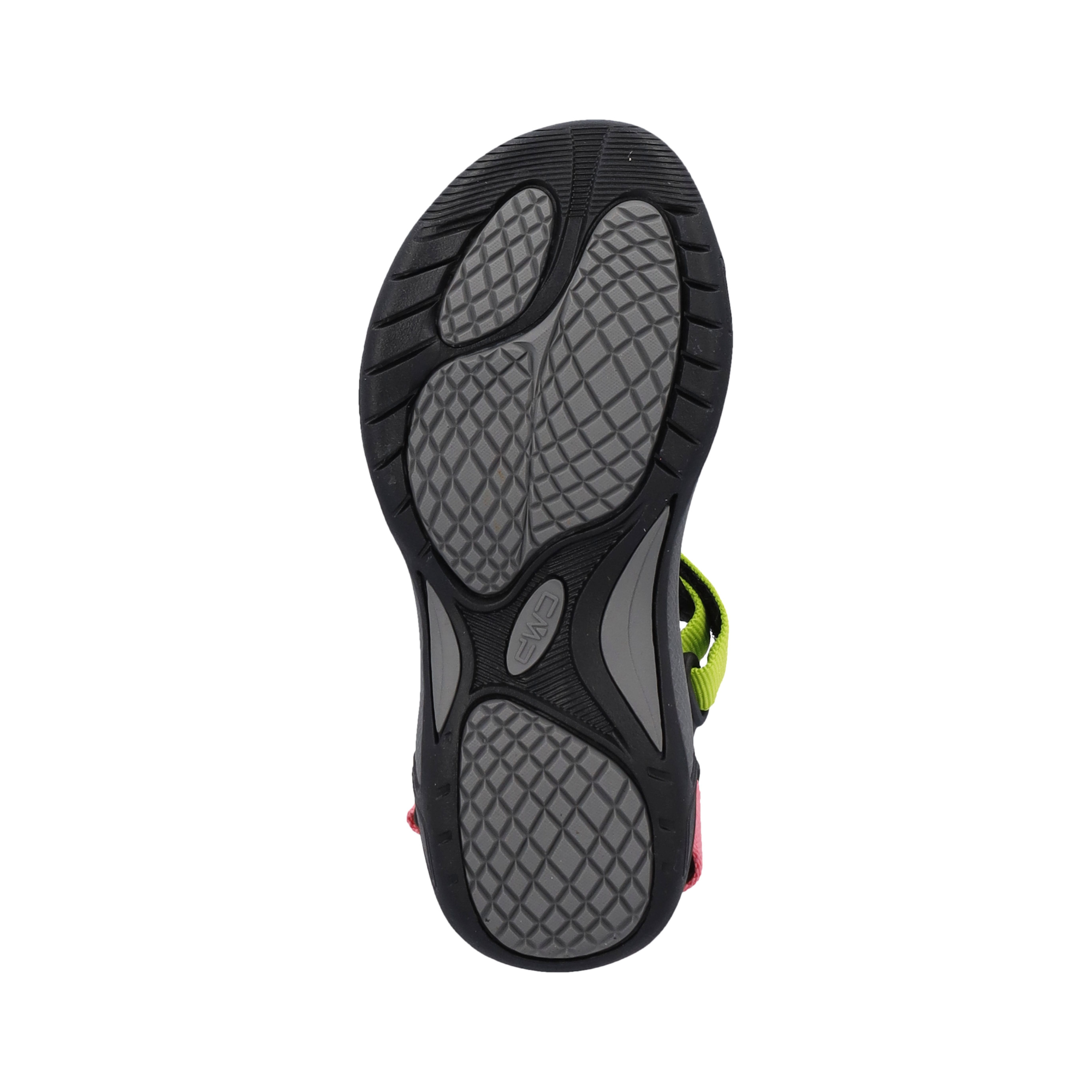 CMP Kids Hamal Vegan Friendly Hiking Sandals (Lagoon/Pink Fluo/Acido)(Sizes EU31-37)